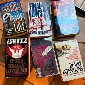 Collection of True Crime Books